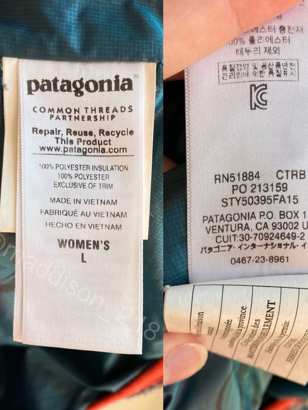 Patagonia Mixed Media Snap-T Pullover Large Crater Blue Sherpa Quilted Jacket L - Picture 3 of 15